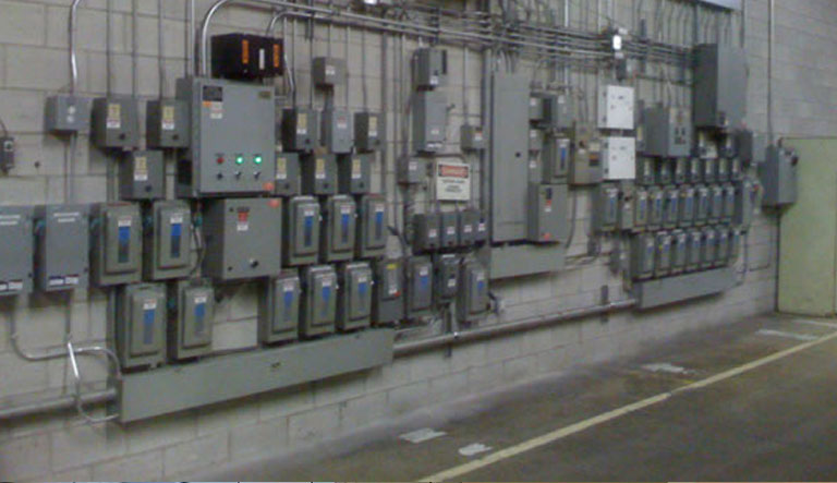 Industrial Electrical: Control panels for production equipment